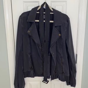 Navy Blue Jacket with Brass Details